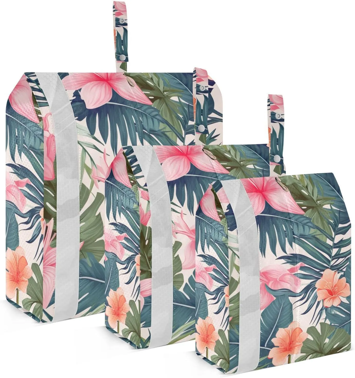 SPRIPORT Tropical Jungle 3 Set Compression Packing Cubes for Travel Lightweight Luggage Organizer Bags for Carry on Suitcase Travel Storage Bags for Man Woman Vacation Clothes