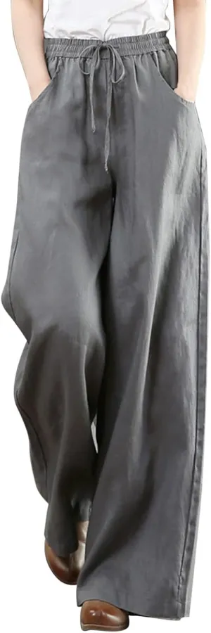 Summer Pants for Women Women's Pants High Waist Solid Pocket Ankle Trousers Pants Women Trendy Dressy