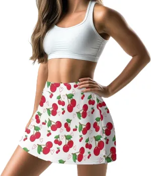 Tennis Skirt for Women High Waisted Athletic Golf Skorts with Inner Pockets Running Sports Skirts Size XS-3XL