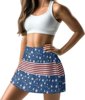 Tennis Skirts for Women Golf Athletic Active Mini Summer Skorts Workout Running Shorts with Pocket Size XS-3XL