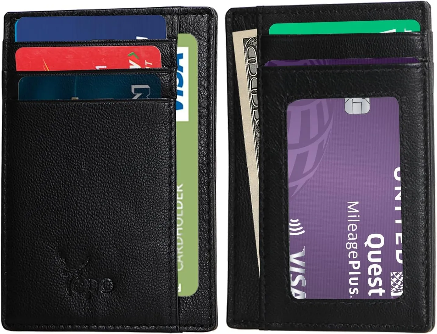 Tepo Mens Wallet Slim and Sturdy, Thin Wallet for Men with RFID Blocking, Minimalist Leather Wallet, Credit Card Holder