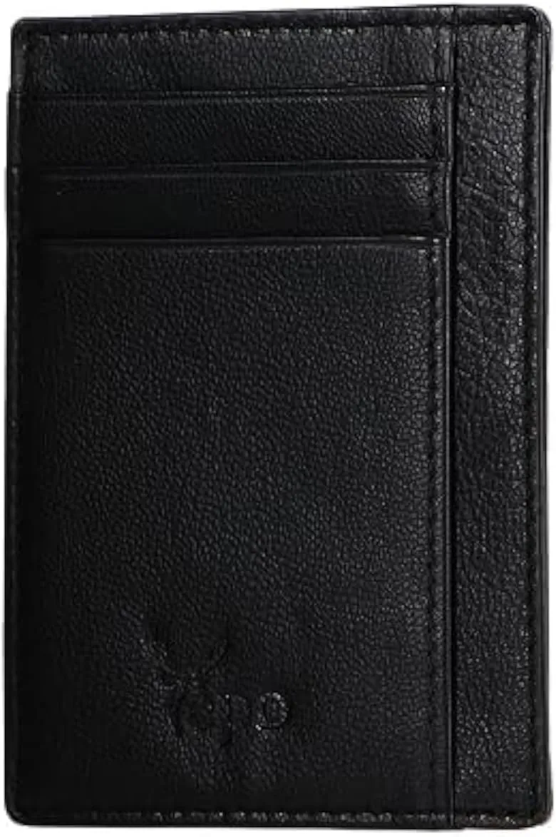 Tepo Mens Wallet Slim and Sturdy, Thin Wallet for Men with RFID Blocking, Minimalist Leather Wallet, Credit Card Holder