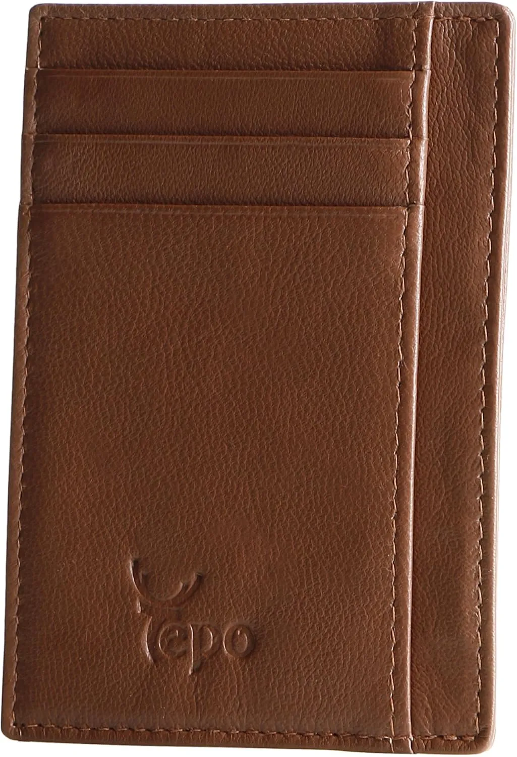 Tepo Mens Wallet Slim and Sturdy, Thin Wallet with RFID Blocking, Minimalist Leather Wallet, Credit Card Holder for Men