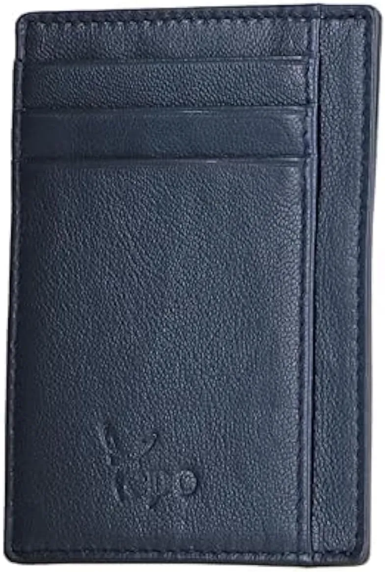 Tepo Mens Wallet Slim and Sturdy, Thin Wallet with RFID Blocking,Minimalist Leather Wallet, Credit Card Holder for Men