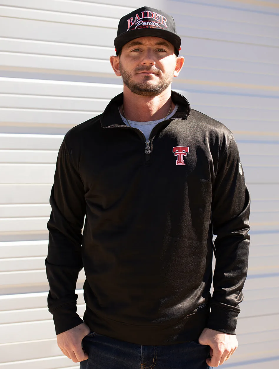 Texas Tech Dark Horse Essentials "Throwback Double T" 3.0 Quarter-Zip Pullover