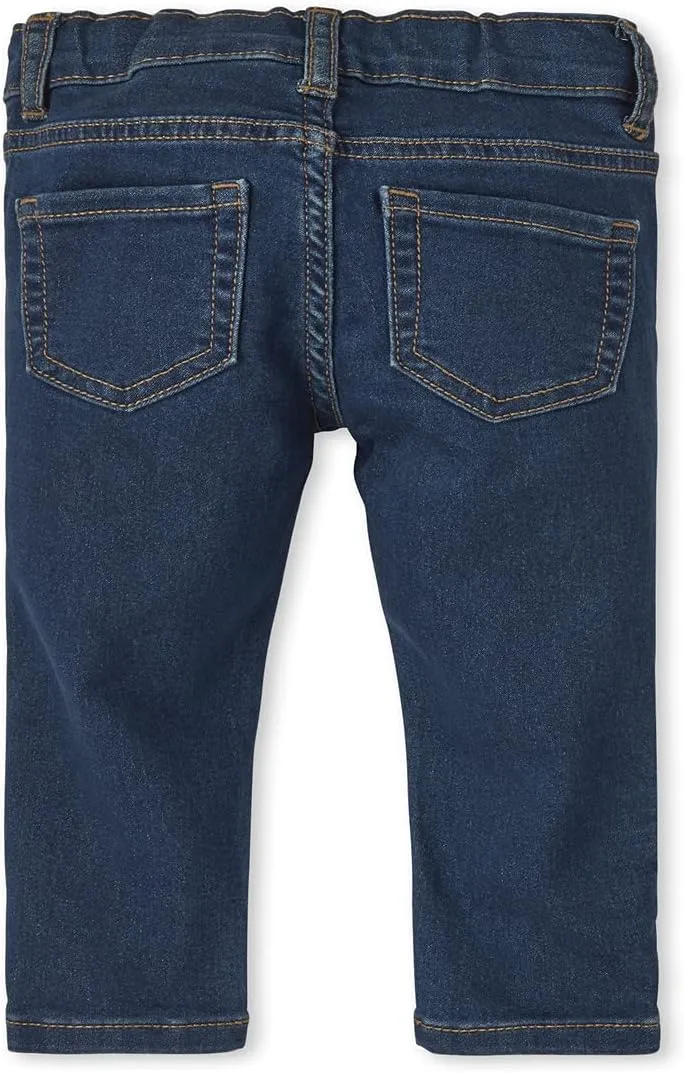 The Children's Place Baby Girls' and Toddler Super-Soft Stretch Denim Jeggings