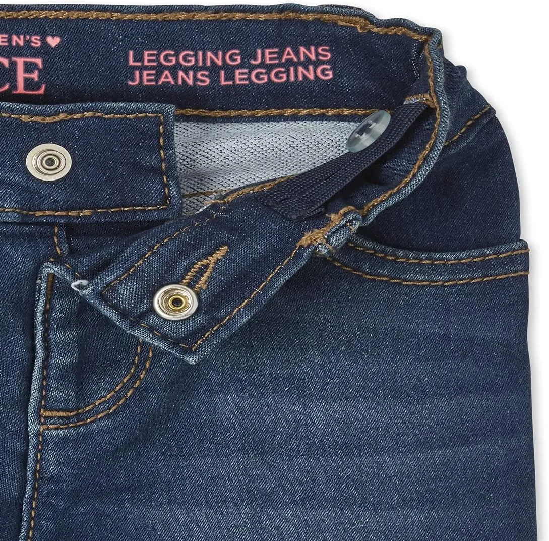 The Children's Place Baby Girls' and Toddler Super-Soft Stretch Denim Jeggings