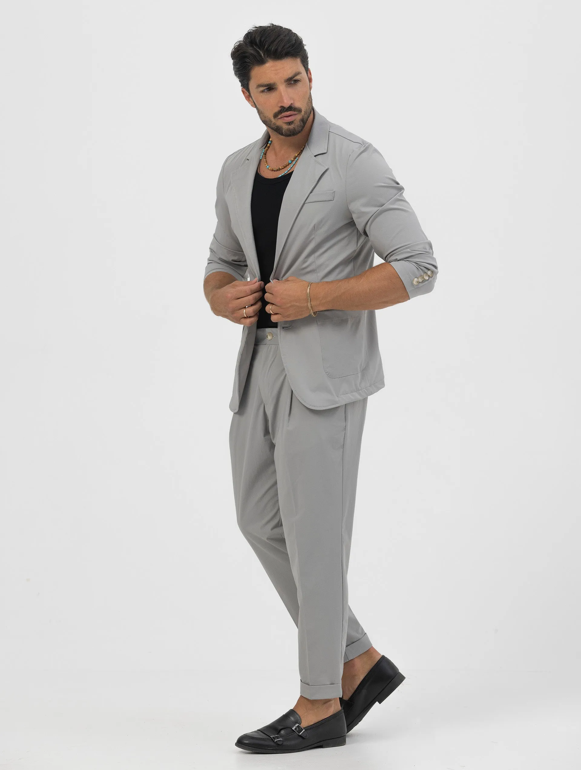 TOKYO TECH SUIT IN GREY
