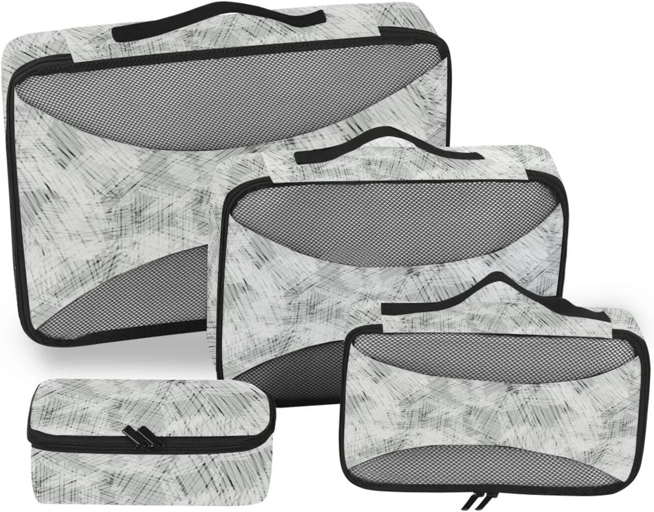 Travel Cubes for Packing 4 Set Suitcase Organizer Bags Luggage Packing Organizers Packing Cubea Ink