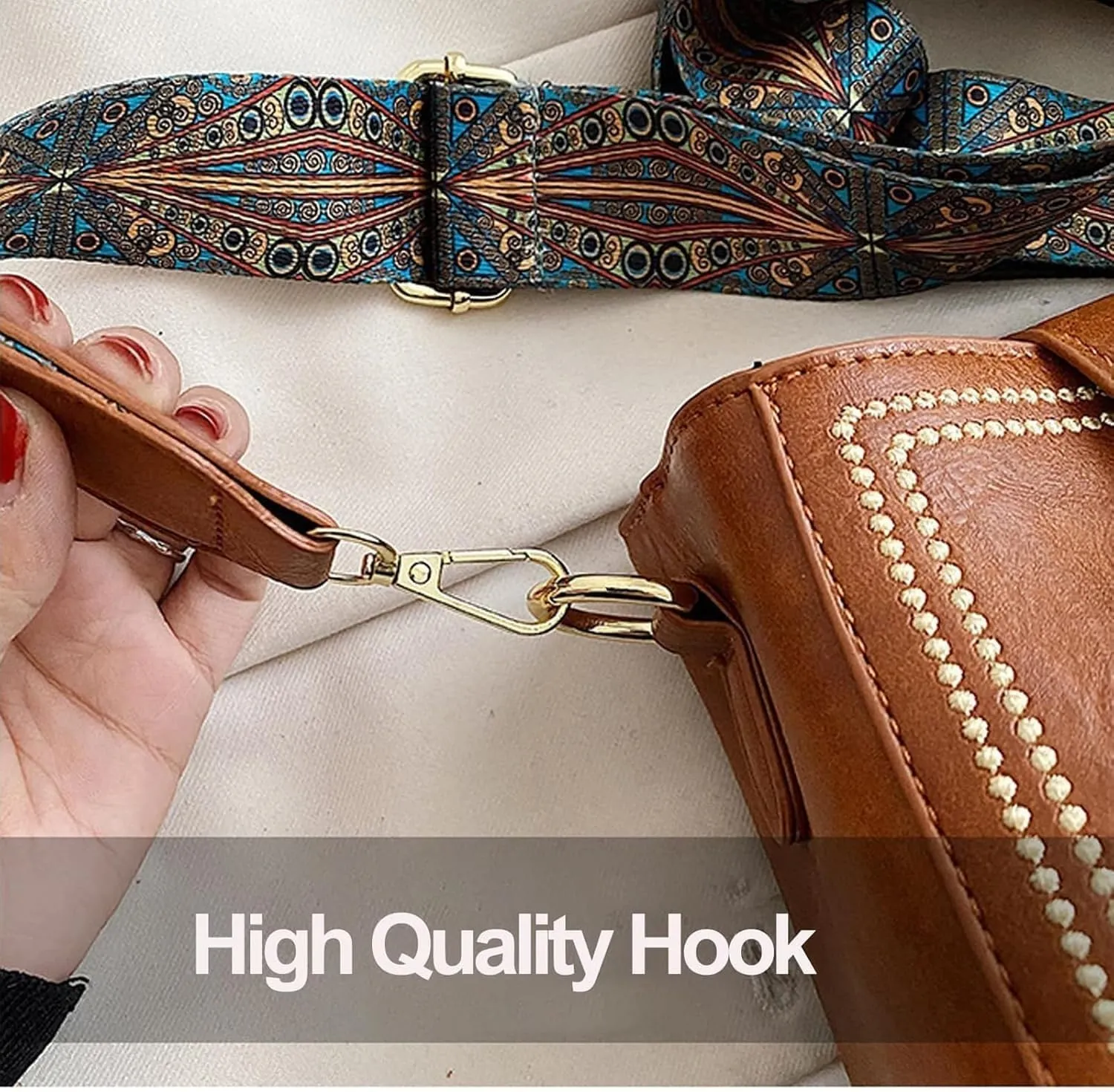 Vintage Fashion Bag with Adjustable Wider Shoulder Strap, womens elegant minimalist handbag trendy vintage bucket bag