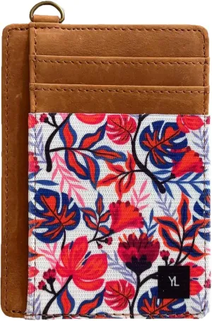 Wallet Rfid Card Holder Credit Cardholder for Women Men Thin Pocket Card Case Small Slim Minimalist Keychain Wristlet Wallets Leather