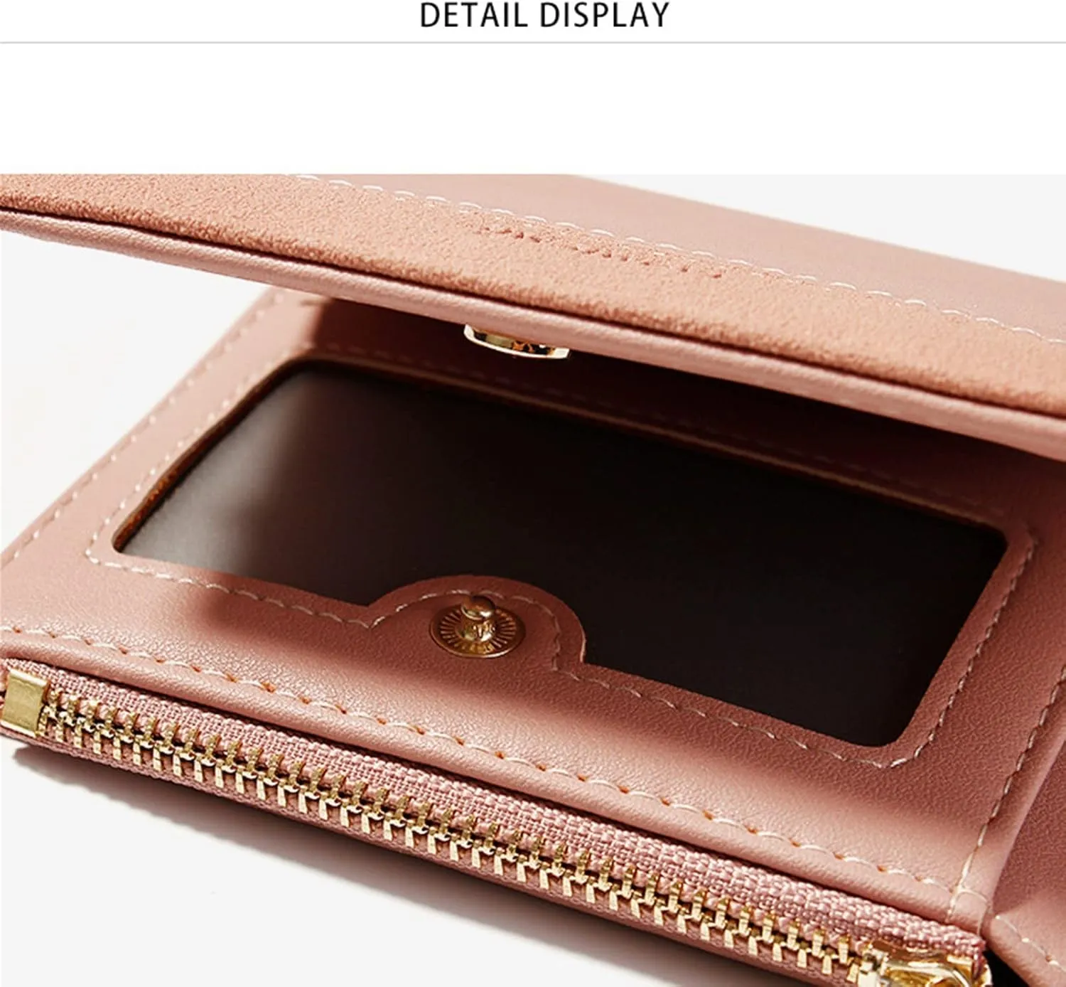 Wallets for Women with Zipper Coin Pocket Slim Minimalist Front Pocket Wallet Women's Convely Essential Wristlet