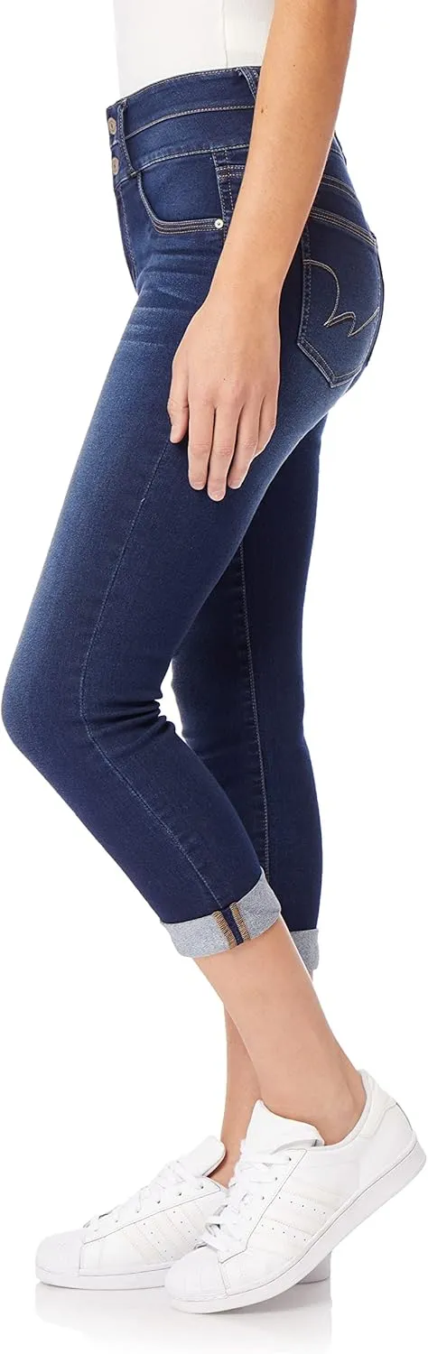 WallFlower Women's Sassy Crop High-Rise Insta Soft Juniors (Standard and Plus)