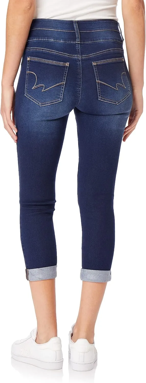 WallFlower Women's Sassy Crop High-Rise Insta Soft Juniors (Standard and Plus)