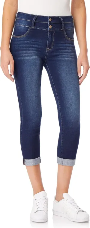 WallFlower Women's Sassy Crop High-Rise Insta Soft Juniors (Standard and Plus)