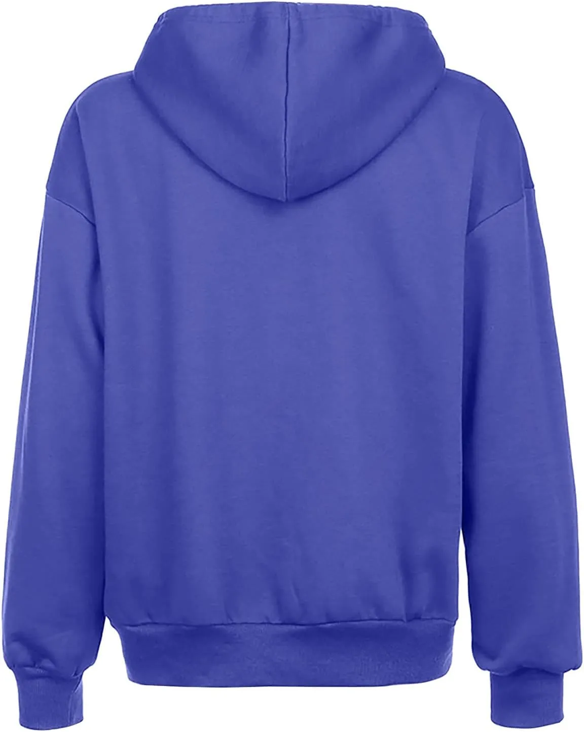 Women 2023 Sweatshirt Jackets Casual Long Sleeve Hoodies Full Zip Solid Cardigan Coats Outerwear with Pockets