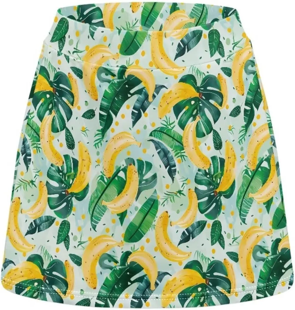 Women Golf Tennis Skirt with Inner Pocket High Waisted Athletic Skorts Yoga Hiking Pickleball Skirts Size XS-3XL