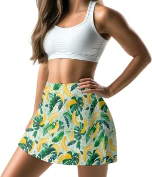 Women Golf Tennis Skirt with Inner Pocket High Waisted Athletic Skorts Yoga Hiking Pickleball Skirts Size XS-3XL