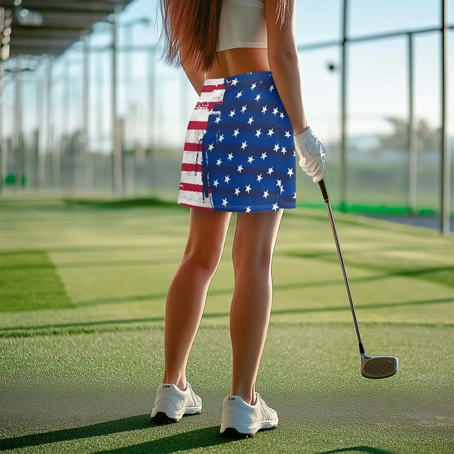 Women's Athletic Tennis Skirts with Pockets Built-in Shorts Golf Active Skirt for Running Gym Training Size XS-3XL