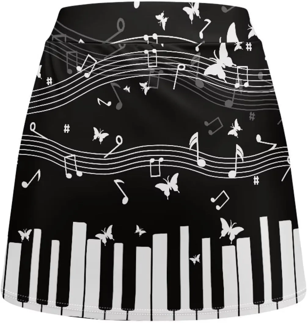 Women's Athletic Tennis Skirts with Pockets Built-in Shorts Golf Active Skirt for Running Gym Training Size XS-3XL