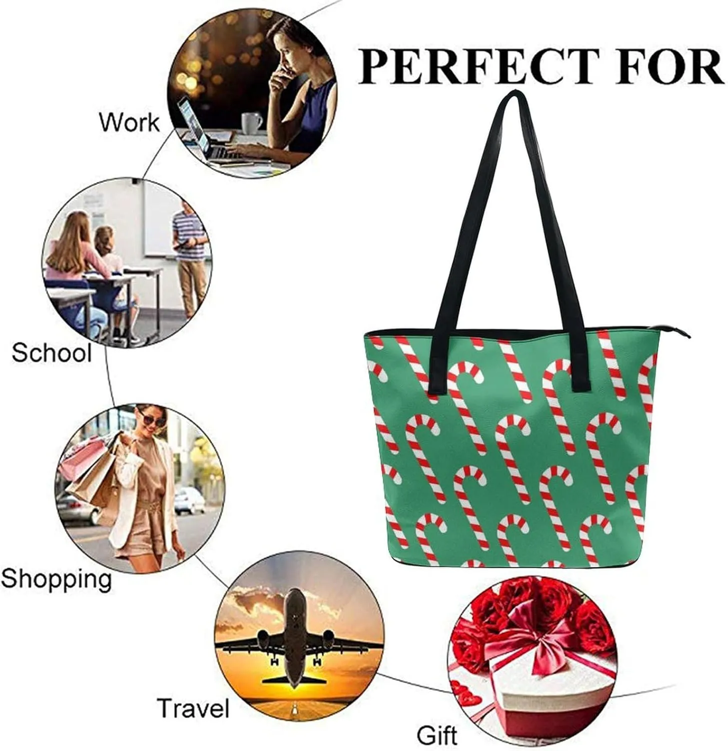 Women's Fashion Large Satchel Tote Bag Casual Shoulder Bag Soft Leather Purse