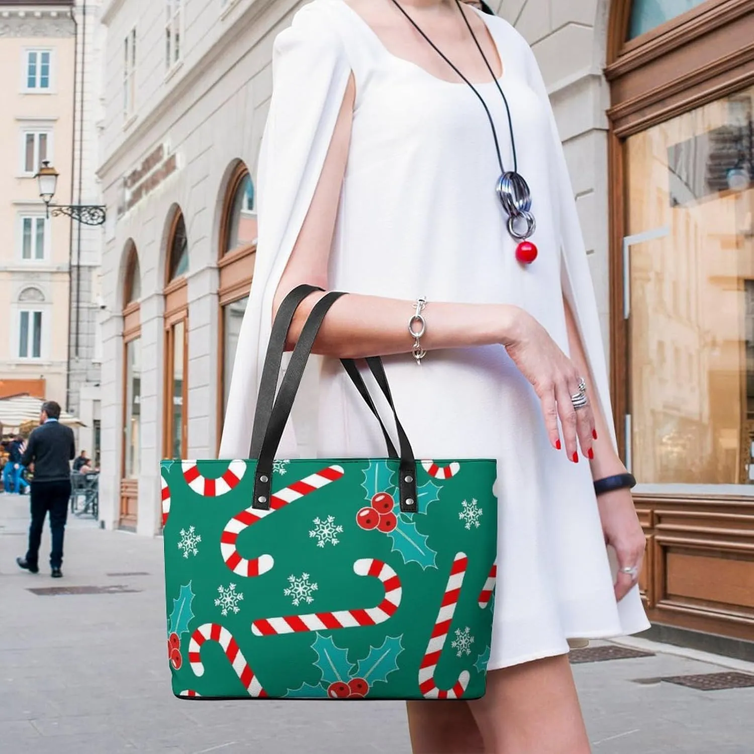 Women's Fashion Large Satchel Tote Bag Casual Shoulder Bag Soft Leather Purse