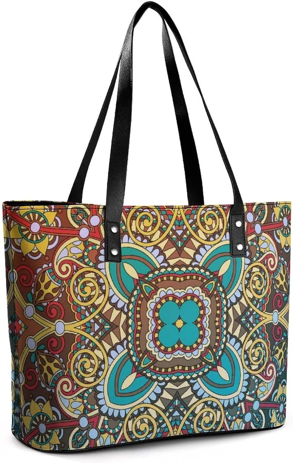 Women's Fashion Large Satchel Tote Bag Casual Shoulder Bag Soft Leather Purse