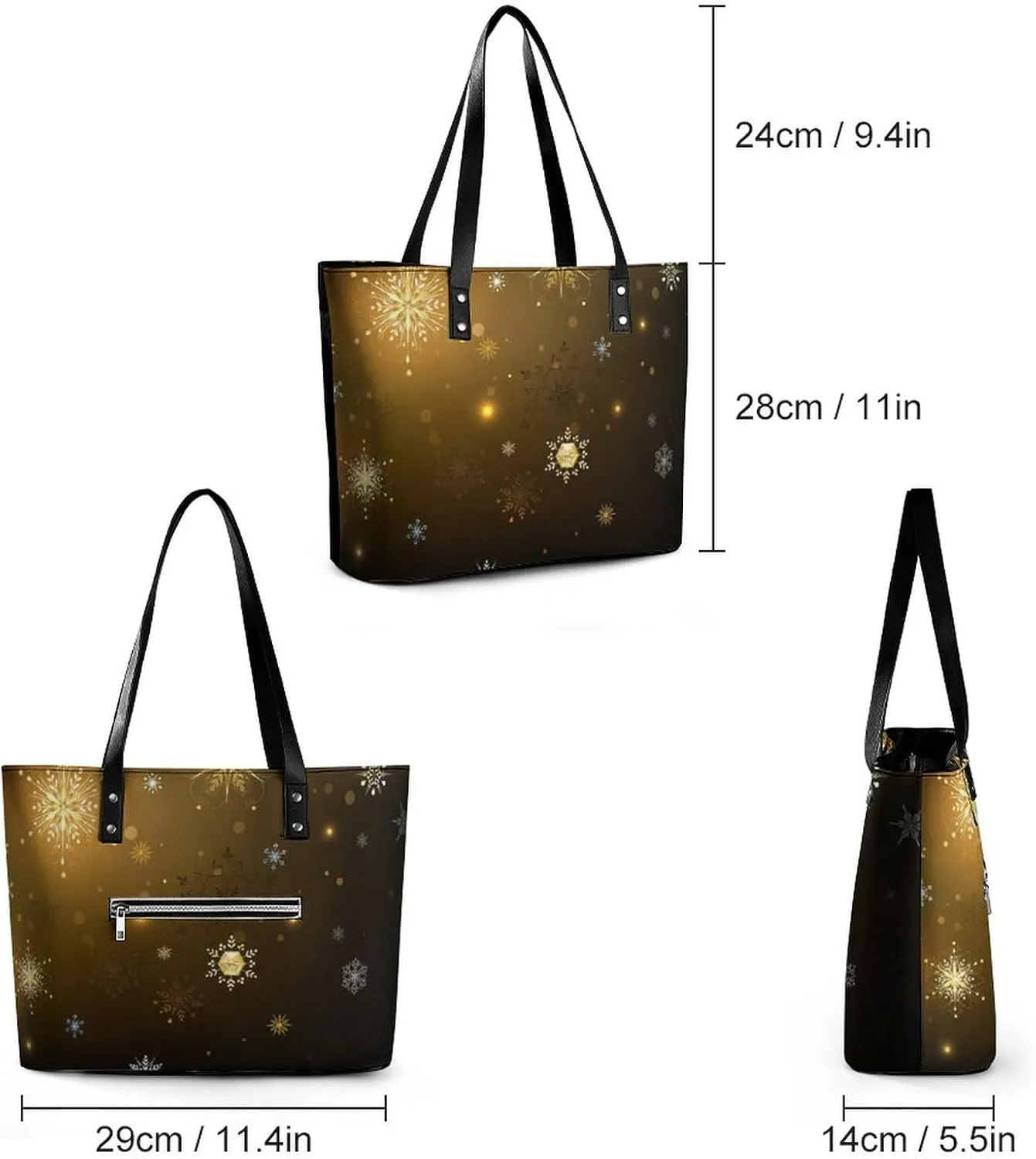Women's Fashion Large Satchel Tote Bag Casual Shoulder Bag Soft Leather Purse