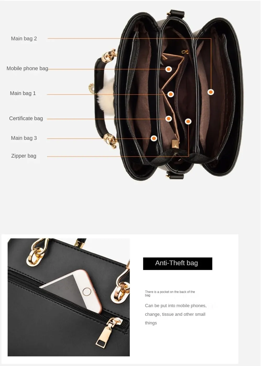 Xehuro Womens Minimalist Leather Handbag Shoulder Bag Satchel Bag Diamond Pattern Top Handle Bag for Women with Pompom