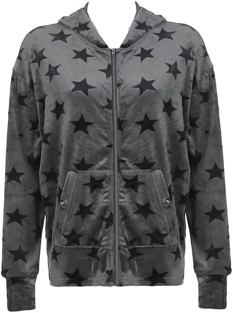 yamerbo Vintage Y2K Clothes Emo Zip Up Hoodie Long Sleeve Oversized Hooded Sweatshirt Harajuku Aesthetic Streetwear Jacket